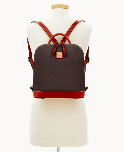 Pebble Grain Zip Pod Backpack