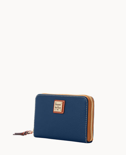 Pebble Grain Medium Zip Around Wallet