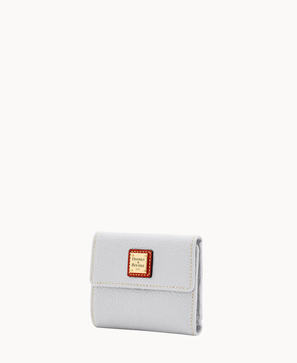 Pebble Grain Small Flap Wallet