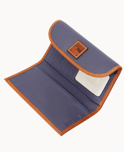 Pebble Grain Continental Clutch