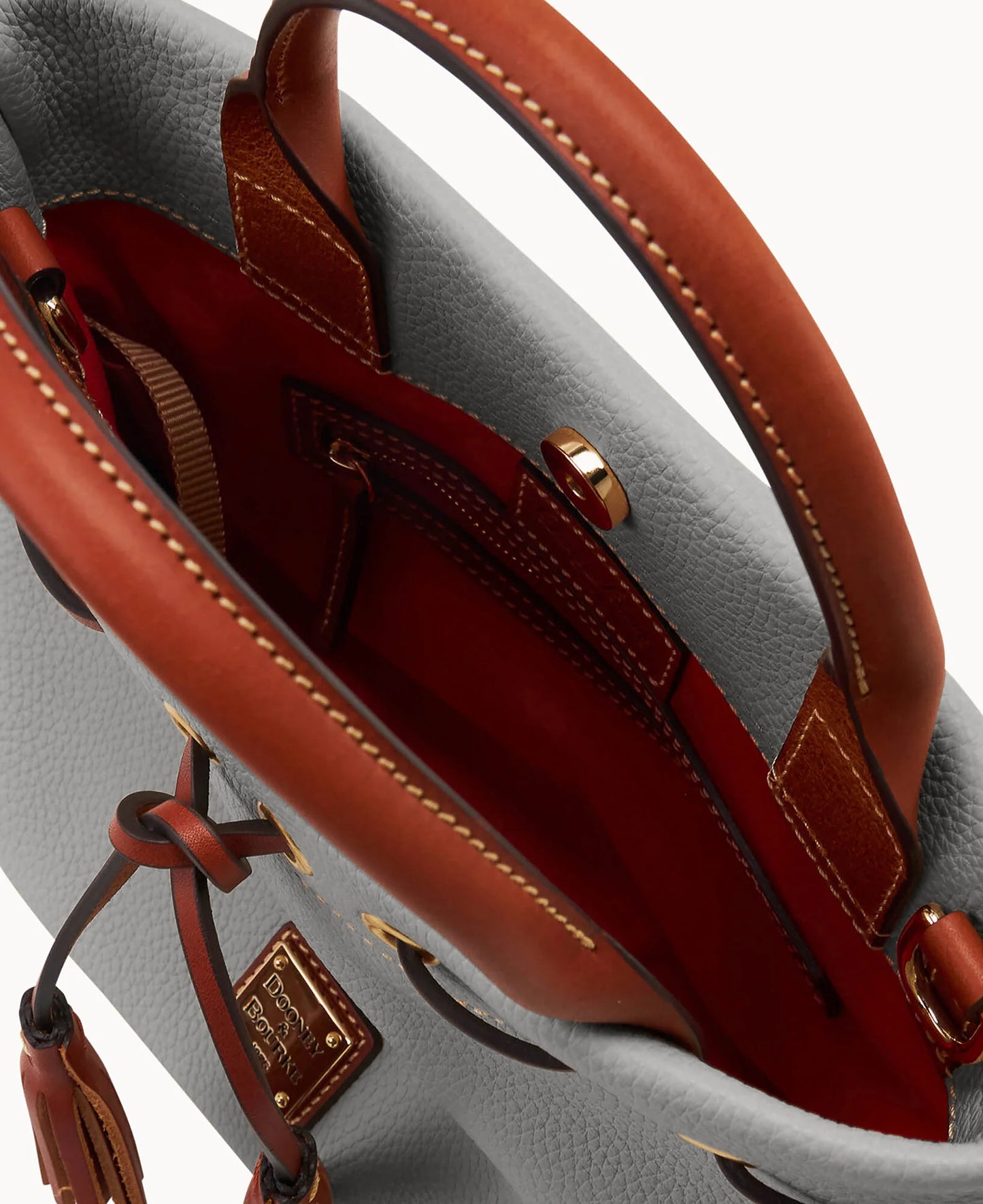 Pebble Grain Tassel Tote