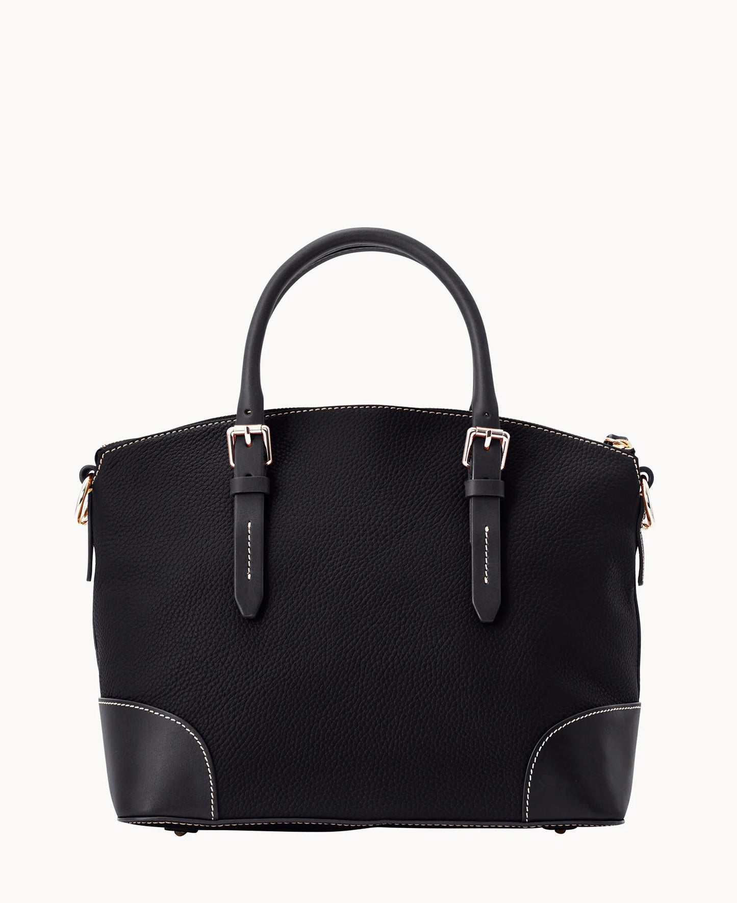 Pebble Grain Domed Satchel