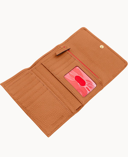 Pebble Grain Flap Wallet
