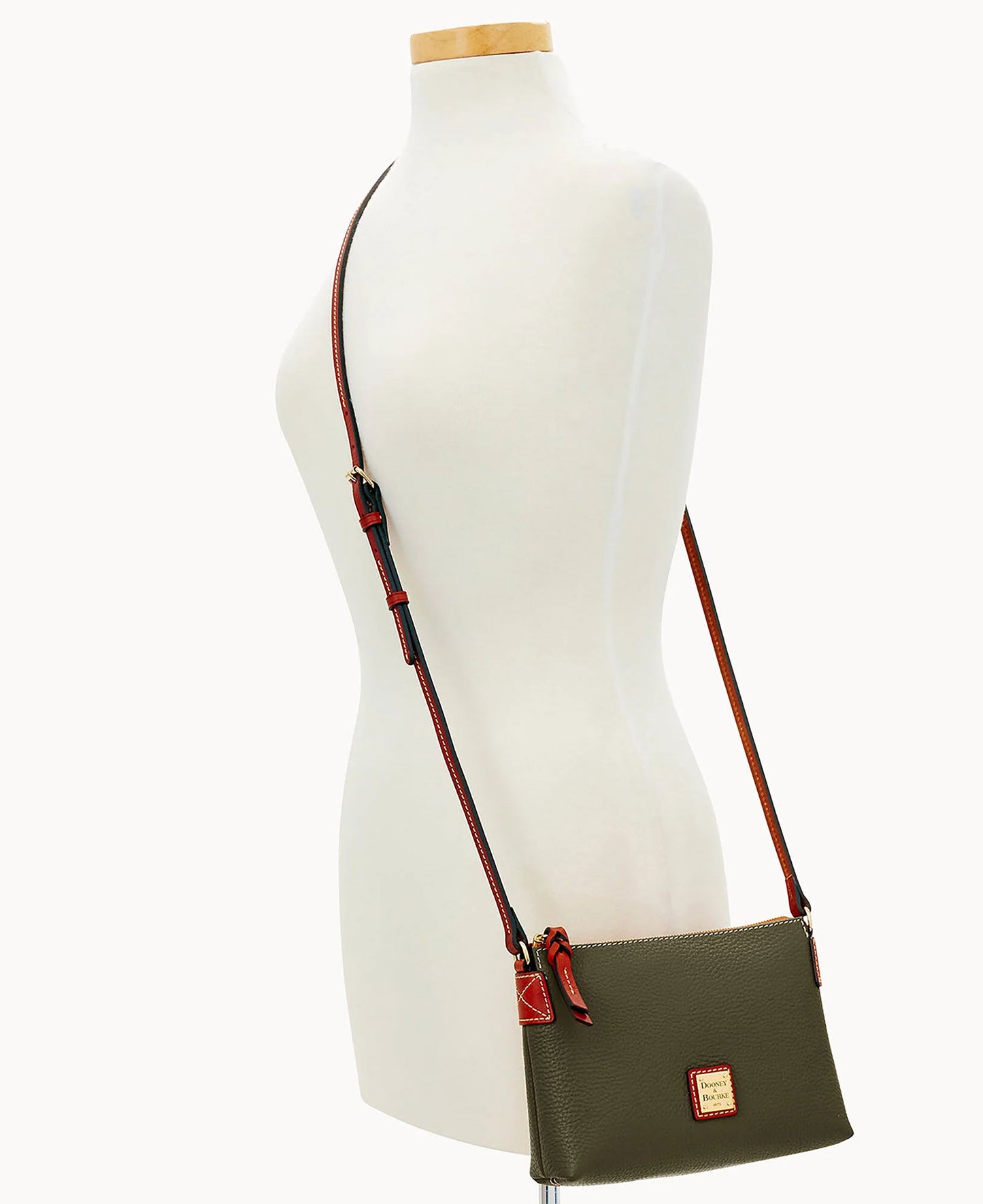 Pebble Grain Crossbody Pouchette