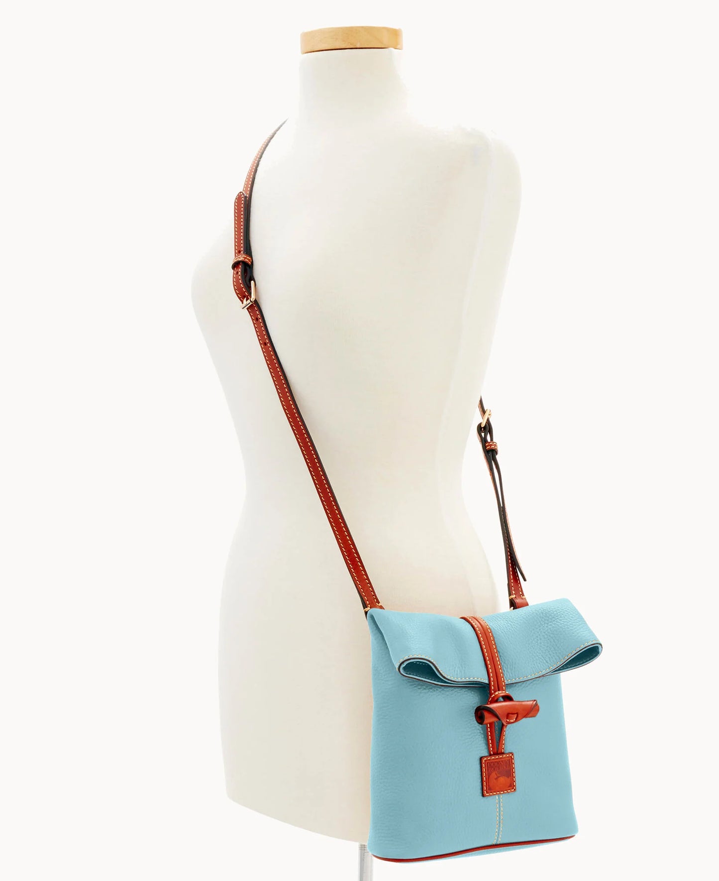 Pebble Grain Toggle Crossbody