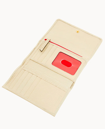Pebble Grain Flap Wallet