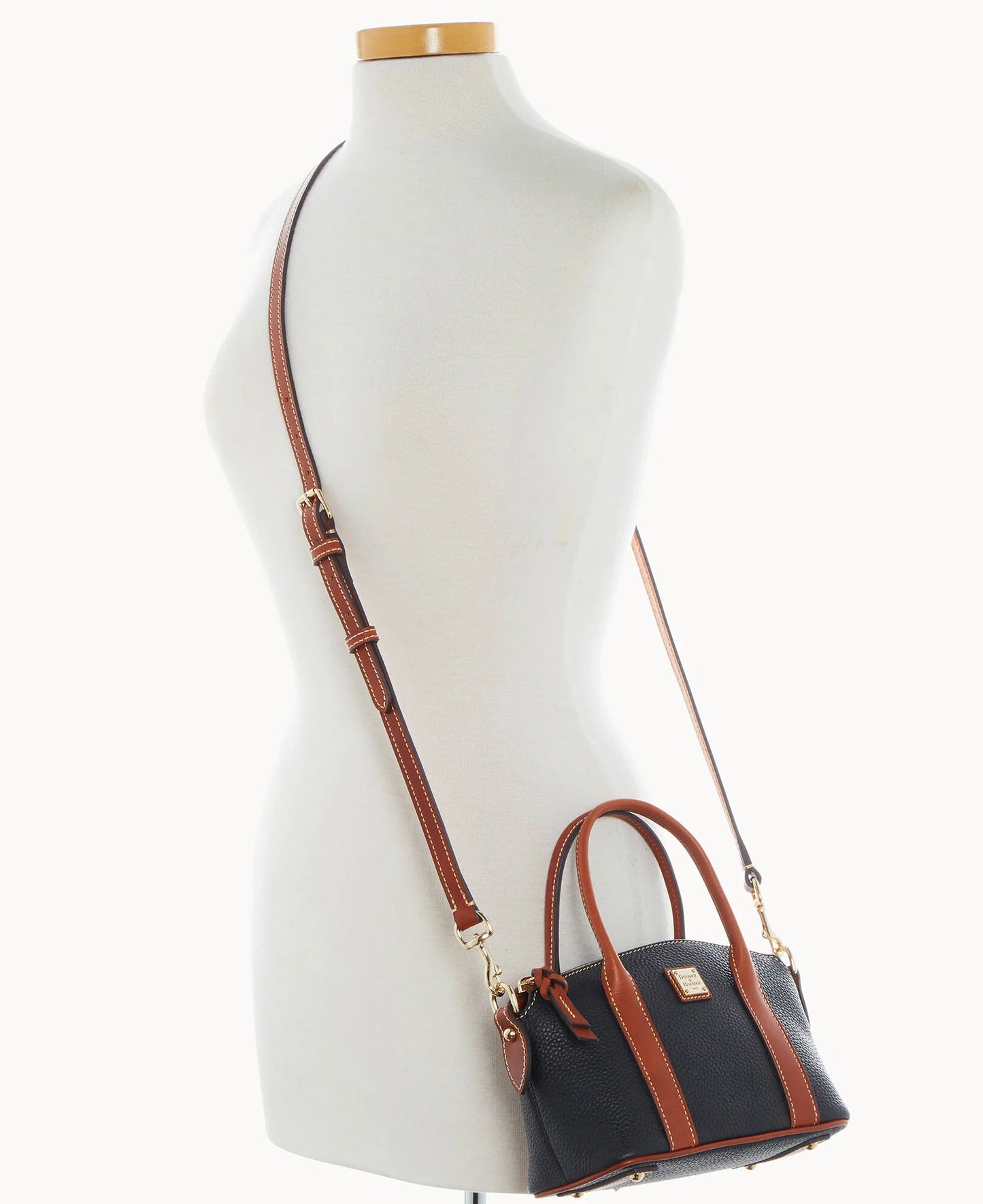 Pebble Grain Small Madeline Satchel