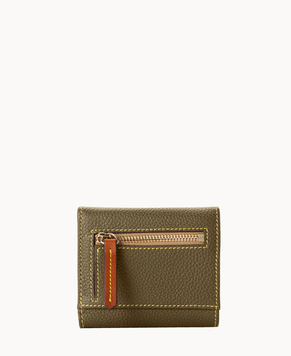 Pebble Grain Small Flap Wallet