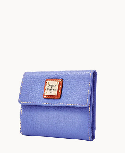 Pebble Grain Small Flap Wallet