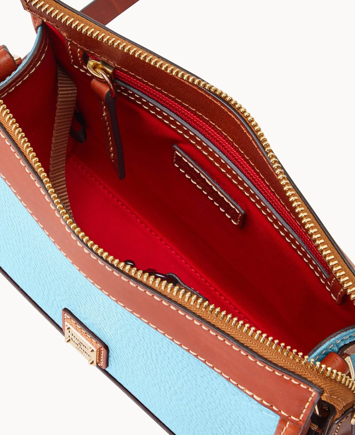 Pebble Grain Zip Crossbody