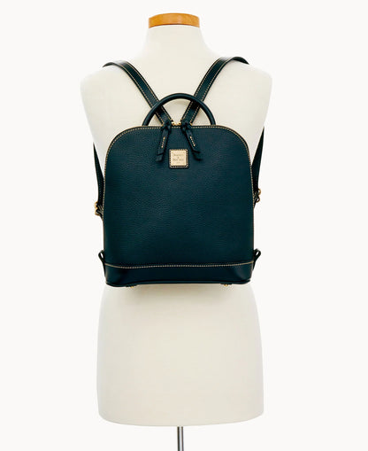 Pebble Grain Zip Pod Backpack