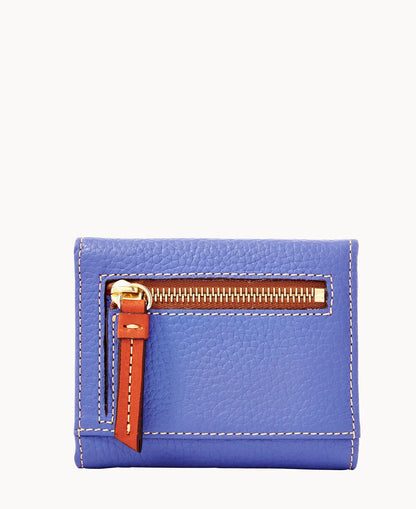 Pebble Grain Small Flap Wallet
