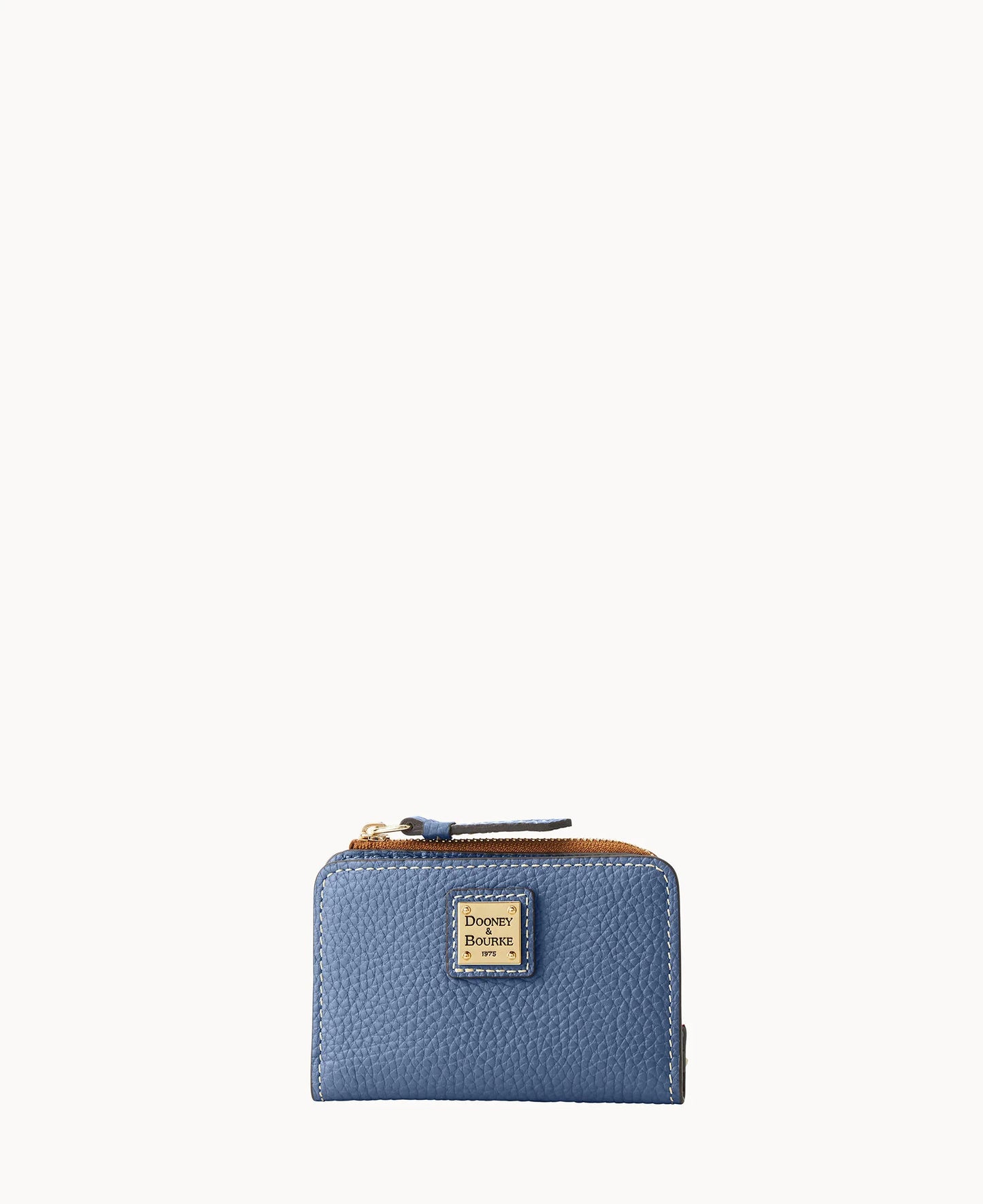 Pebble Grain Zip Credit Card Wallet 12