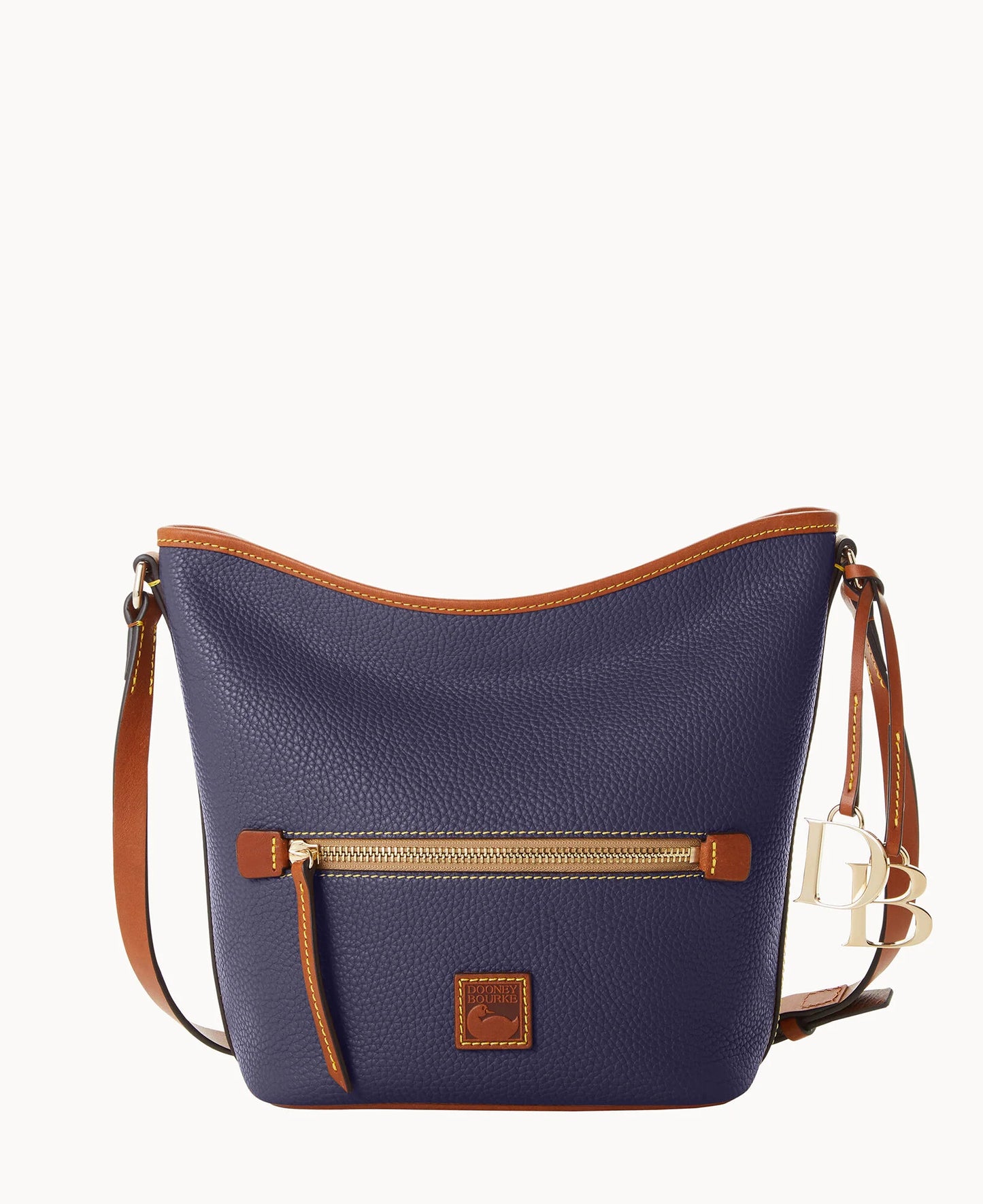 Pebble Grain Zip Sac