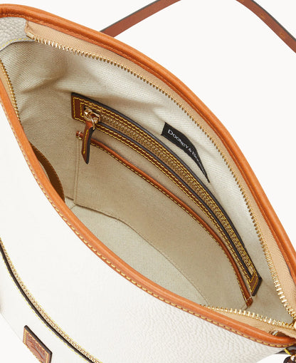 Pebble Grain Zip Sac