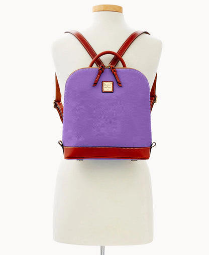 Pebble Grain Zip Pod Backpack