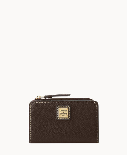 Pebble Grain Zip Credit Card Wallet 14