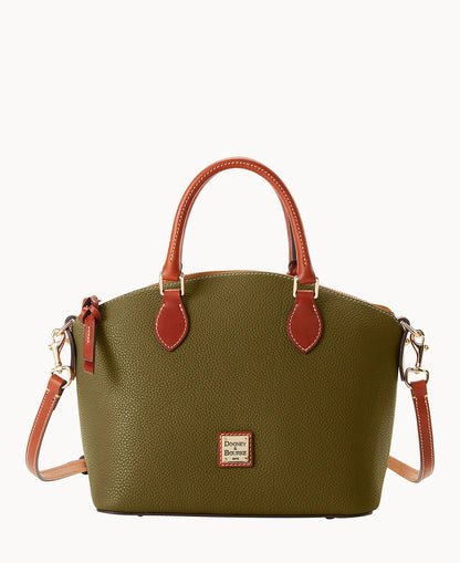 Pebble Grain Geena Satchel