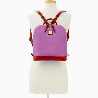 Pebble Grain Zip Pod Backpack