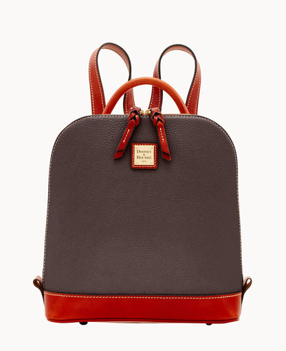 Pebble Grain Zip Pod Backpack