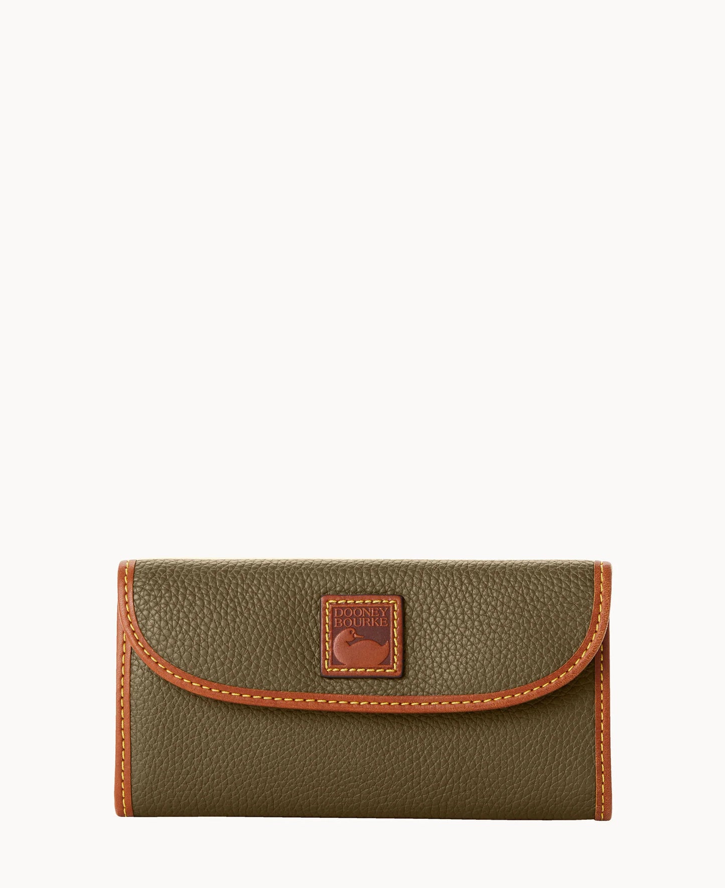 Pebble Grain Continental Clutch