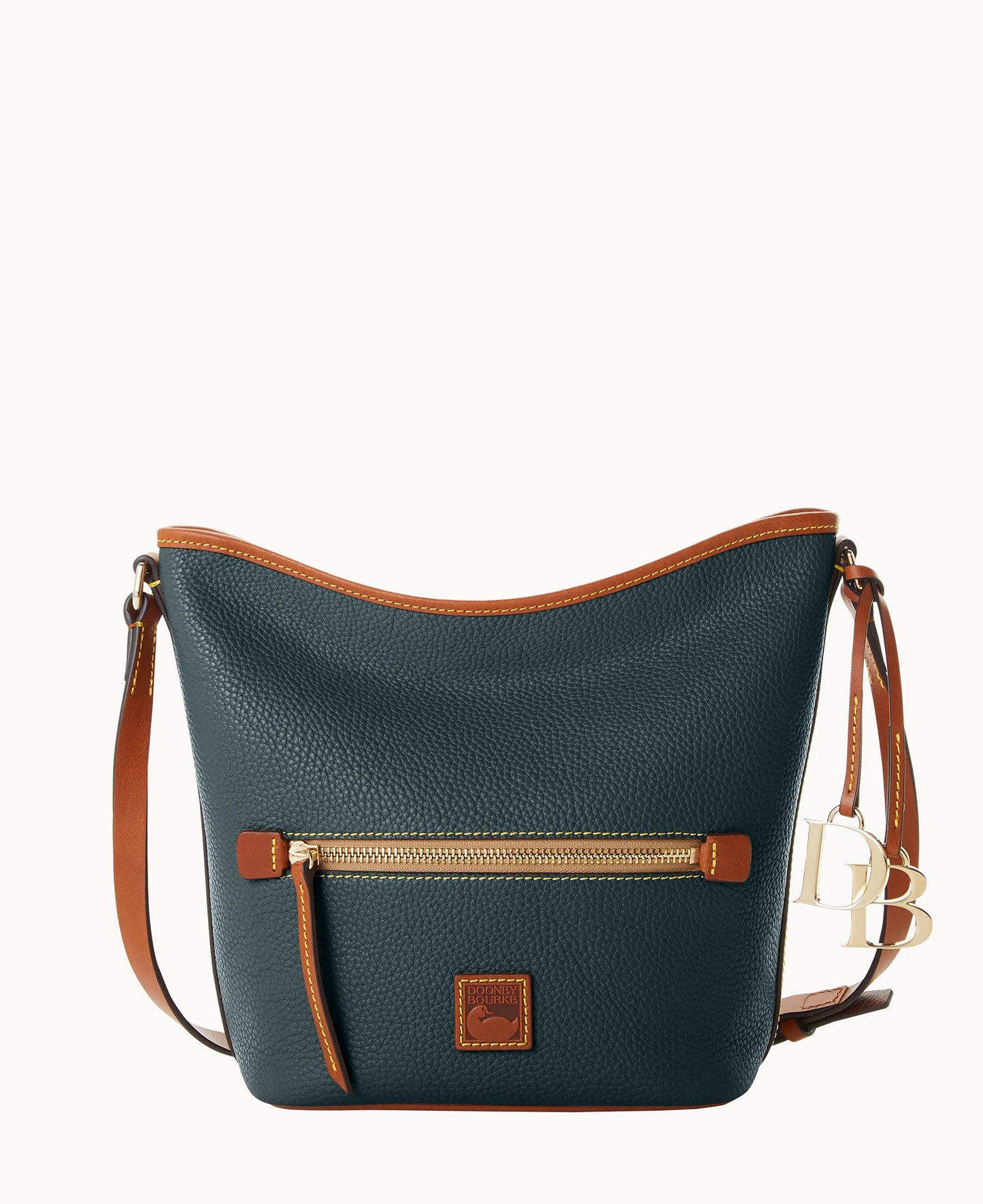 Pebble Grain Zip Sac