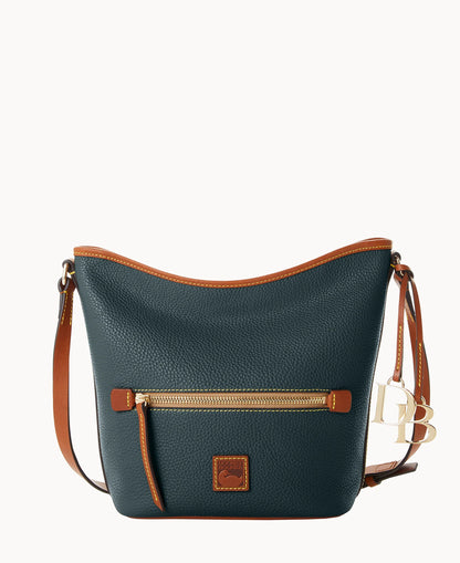 Pebble Grain Zip Sac