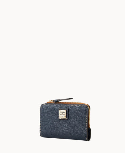 Pebble Grain Zip Credit Card Wallet 14