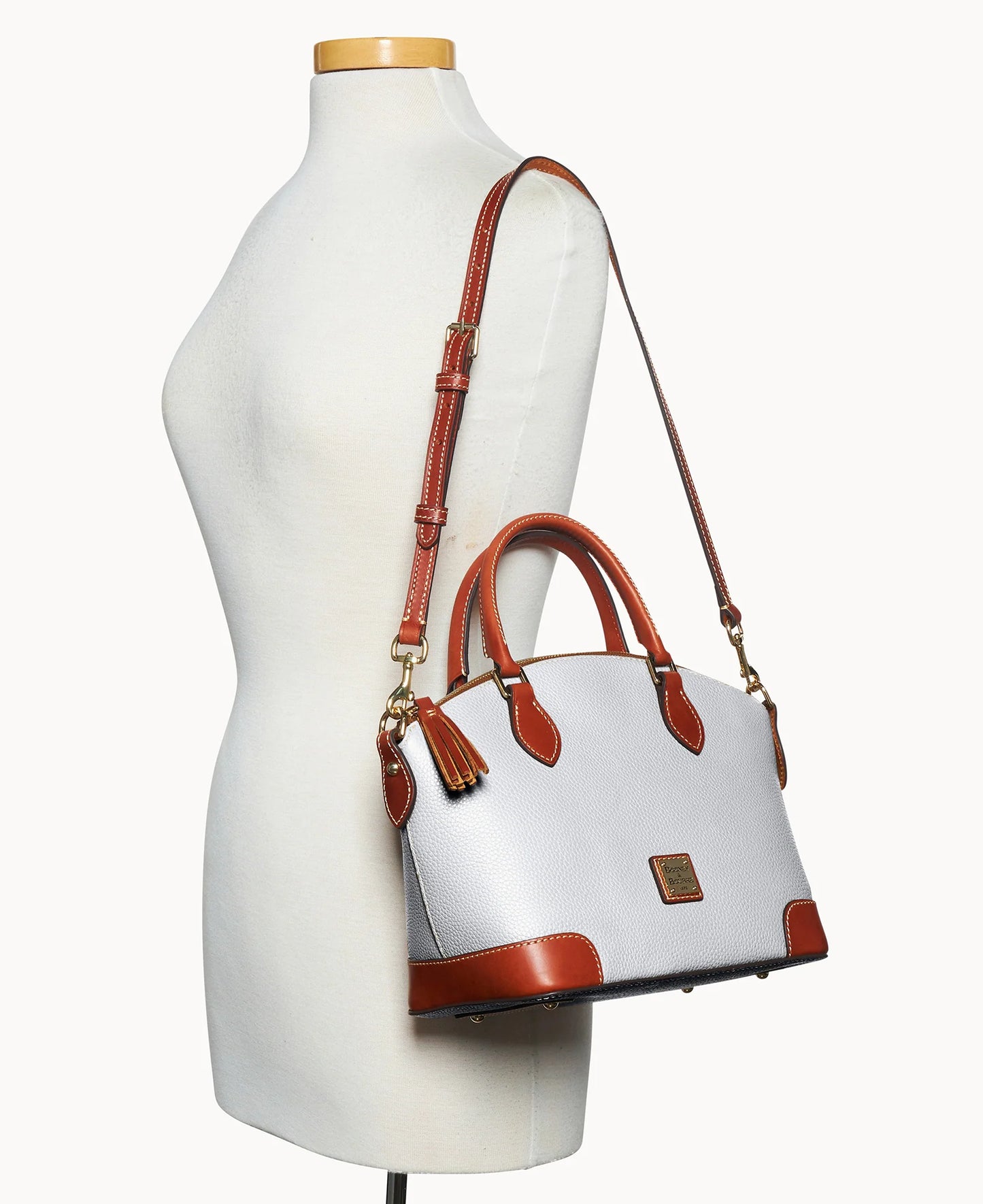 Pebble Grain Geena Satchel