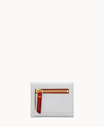 Pebble Grain Small Flap Wallet