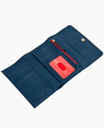 Pebble Grain Flap Wallet