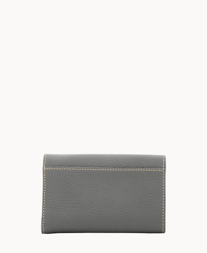 Pebble Grain Flap Wallet