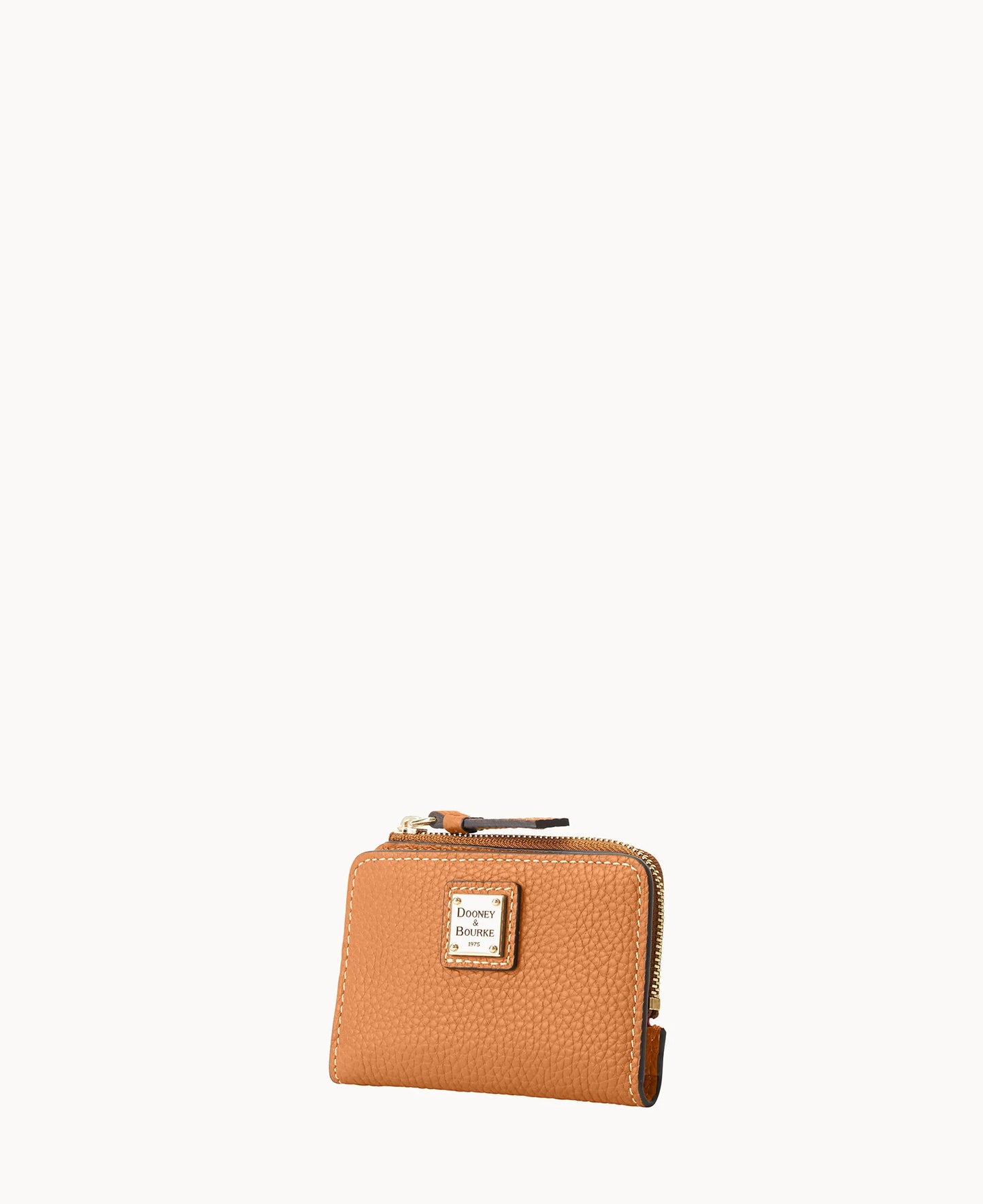 Pebble Grain Zip Credit Card Wallet 12