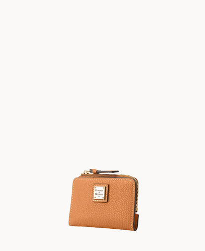 Pebble Grain Zip Credit Card Wallet 12