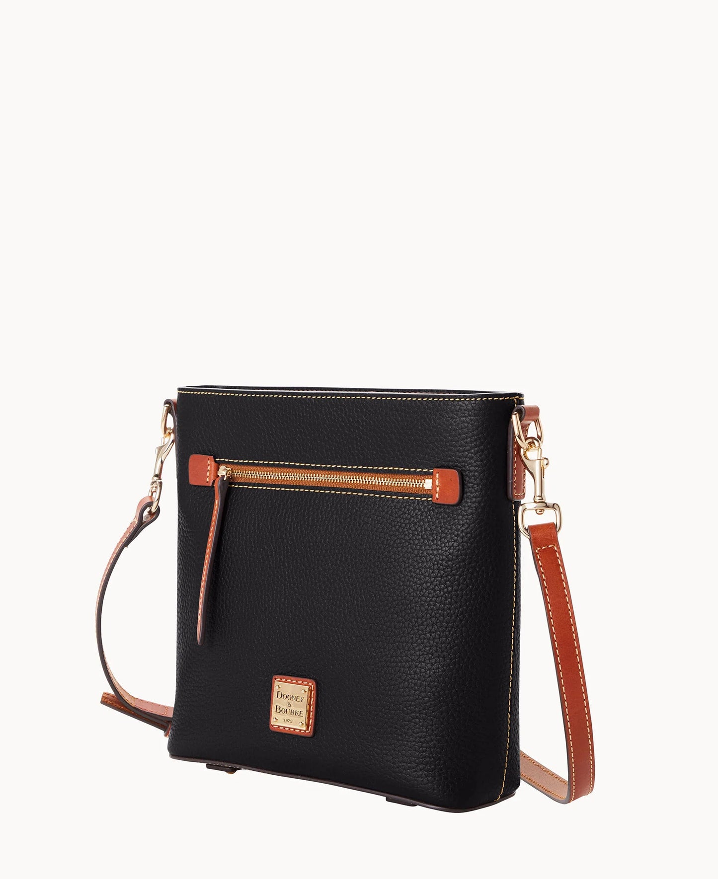 Pebble Grain Zip Crossbody