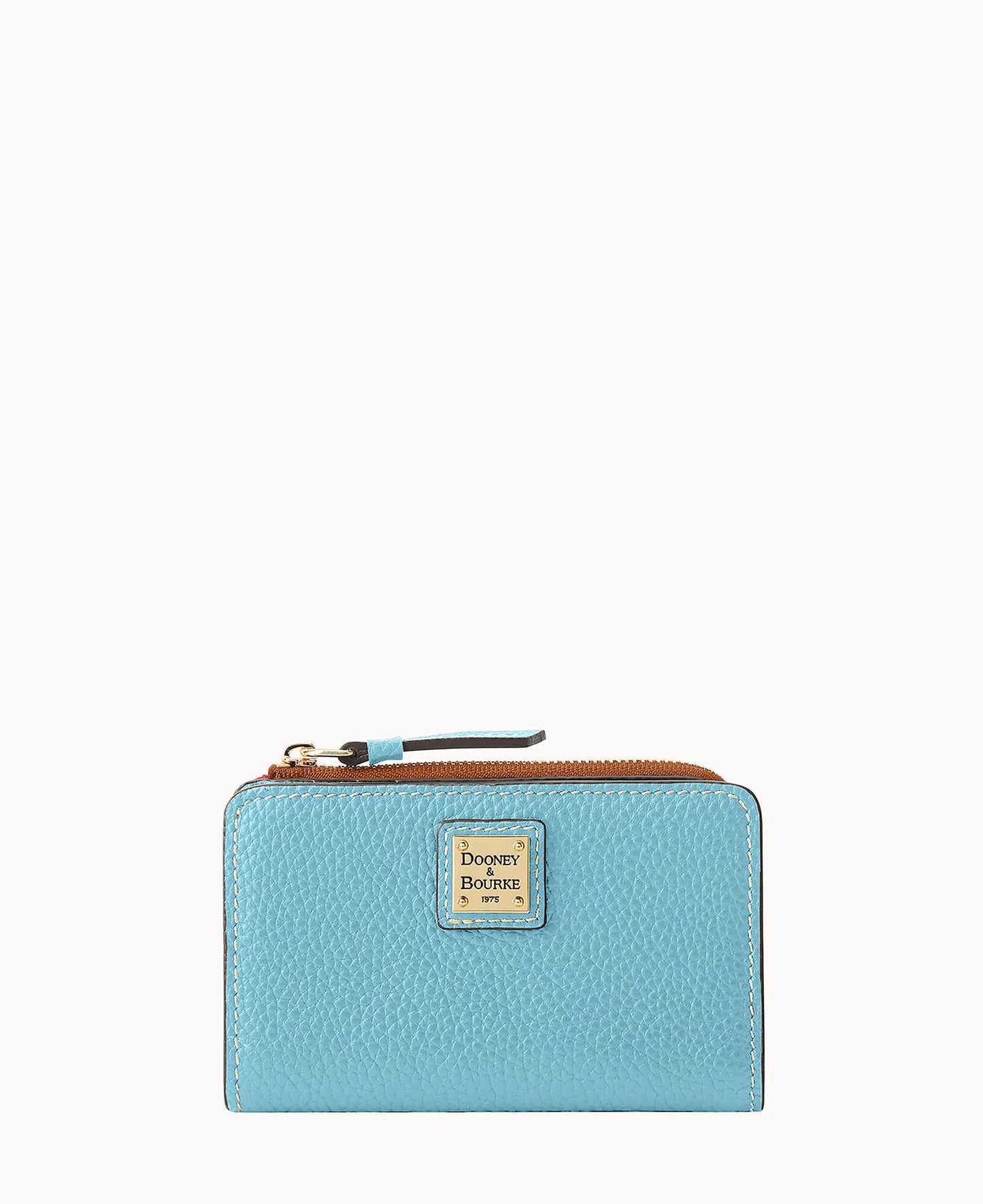 Pebble Grain Zip Credit Card Wallet 14