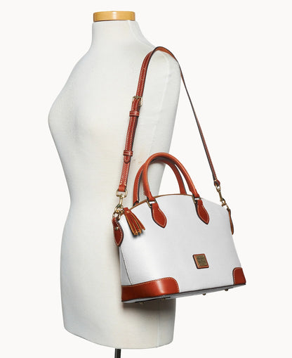 Pebble Grain Geena Satchel