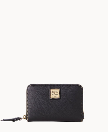 Pebble Grain Medium Zip Around Wallet