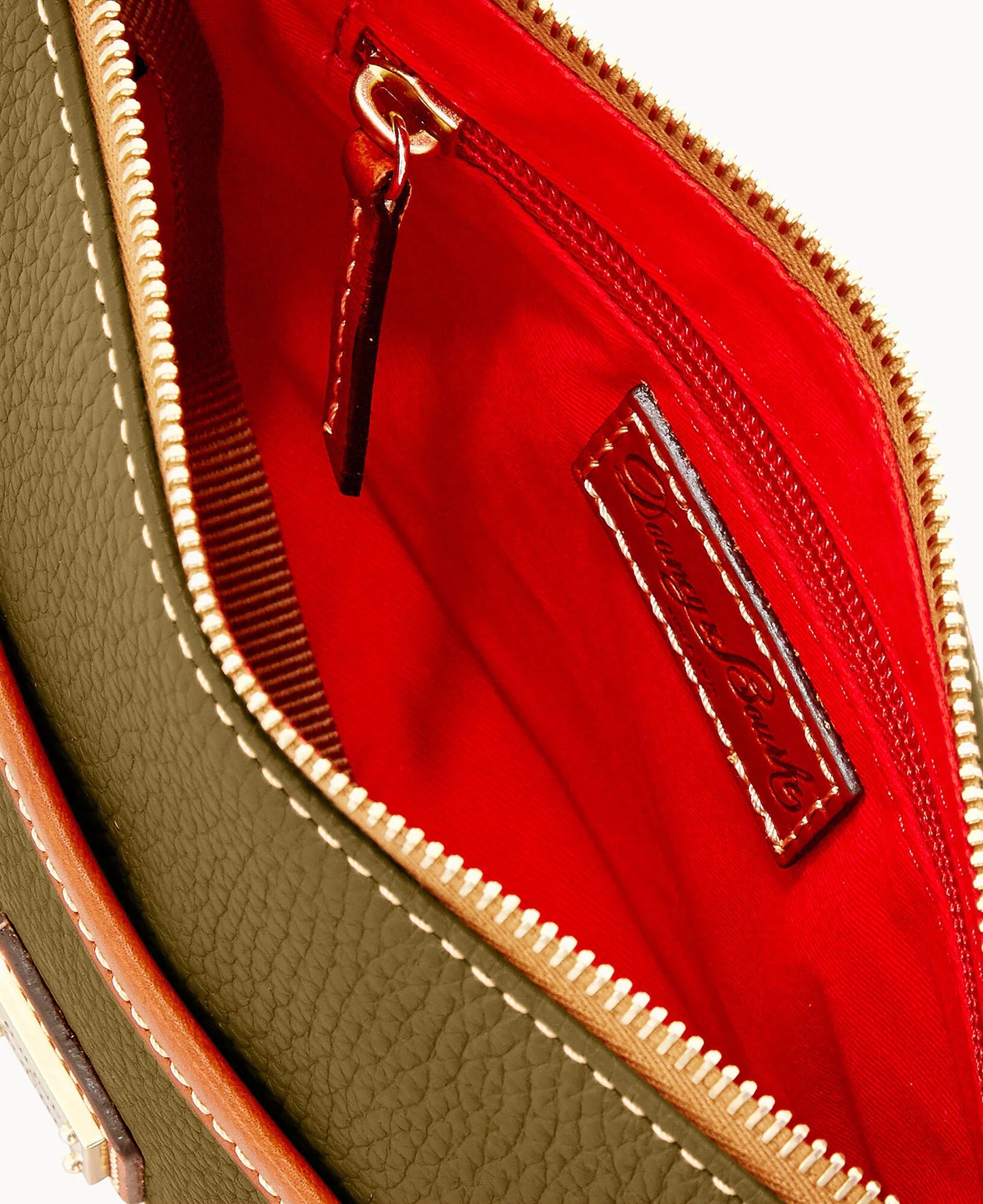 Pebble Grain Ginger Crossbody