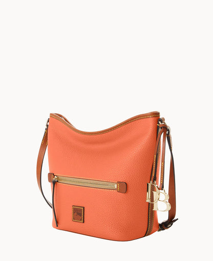 Pebble Grain Zip Sac