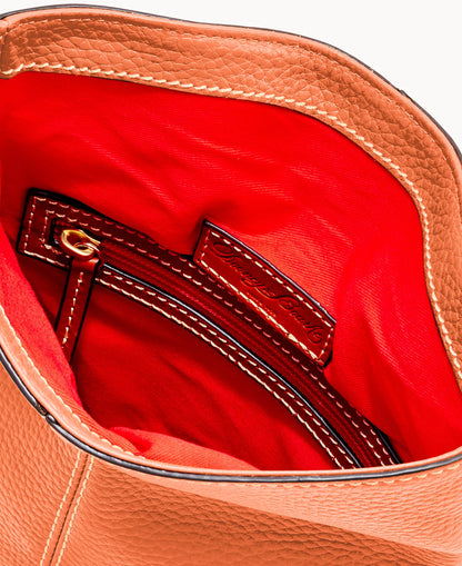 Pebble Grain Toggle Crossbody
