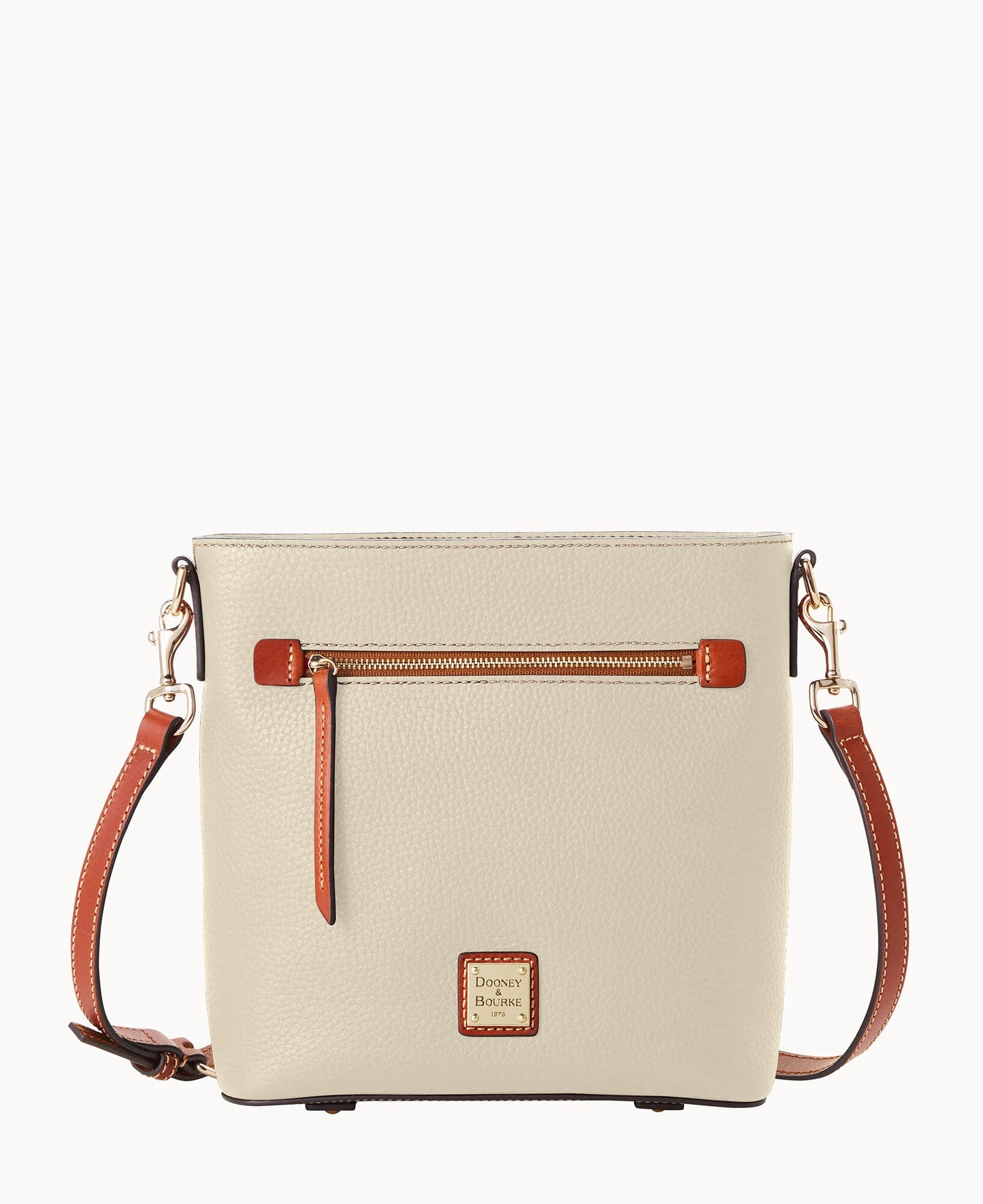 Pebble Grain Zip Crossbody