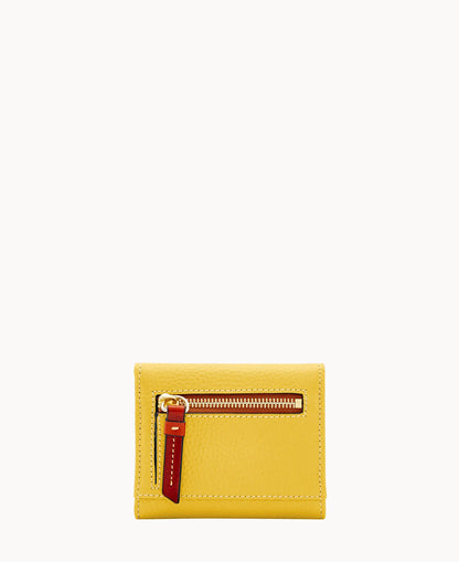 Pebble Grain Small Flap Wallet
