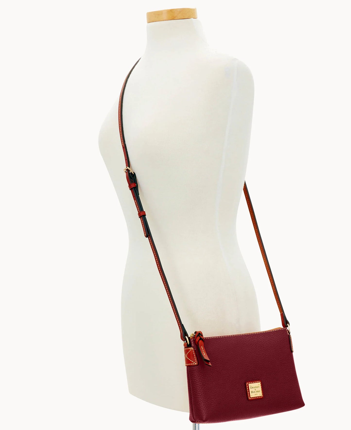 Pebble Grain Crossbody Pouchette