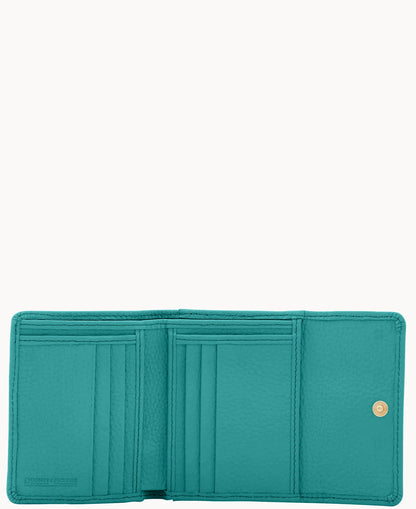Pebble Grain Small Flap Wallet
