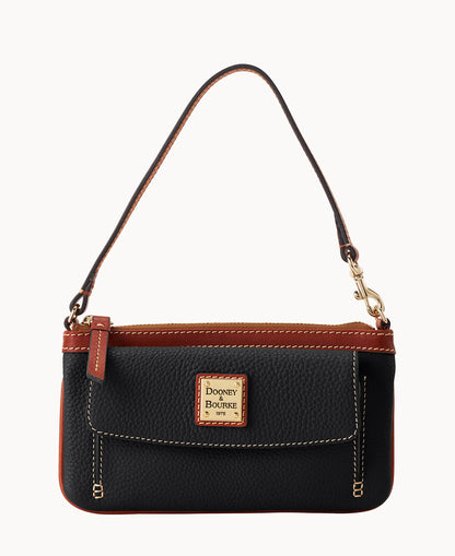 Pebble Grain Pocket Wristlet