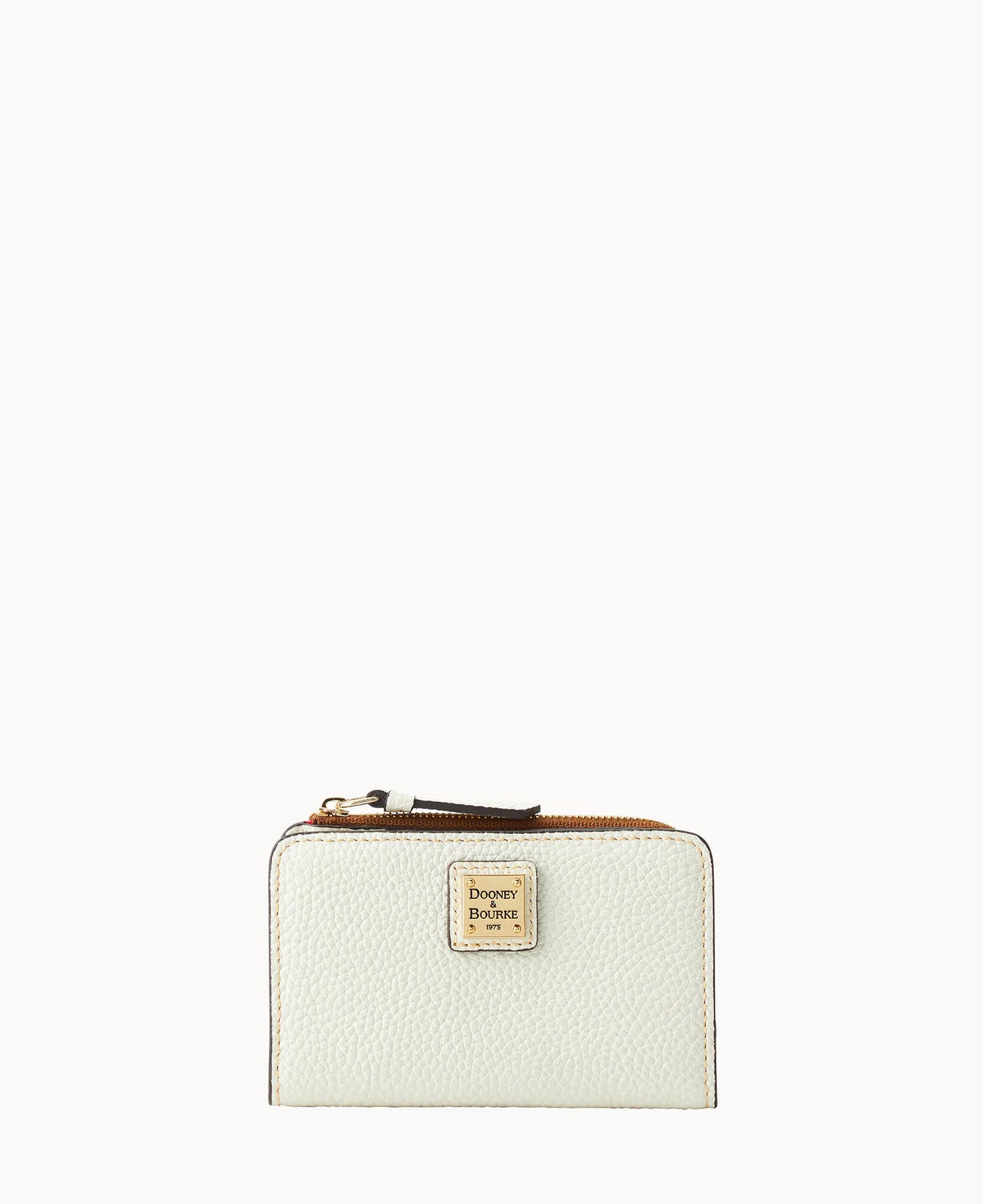 Pebble Grain Zip Credit Card Wallet 14