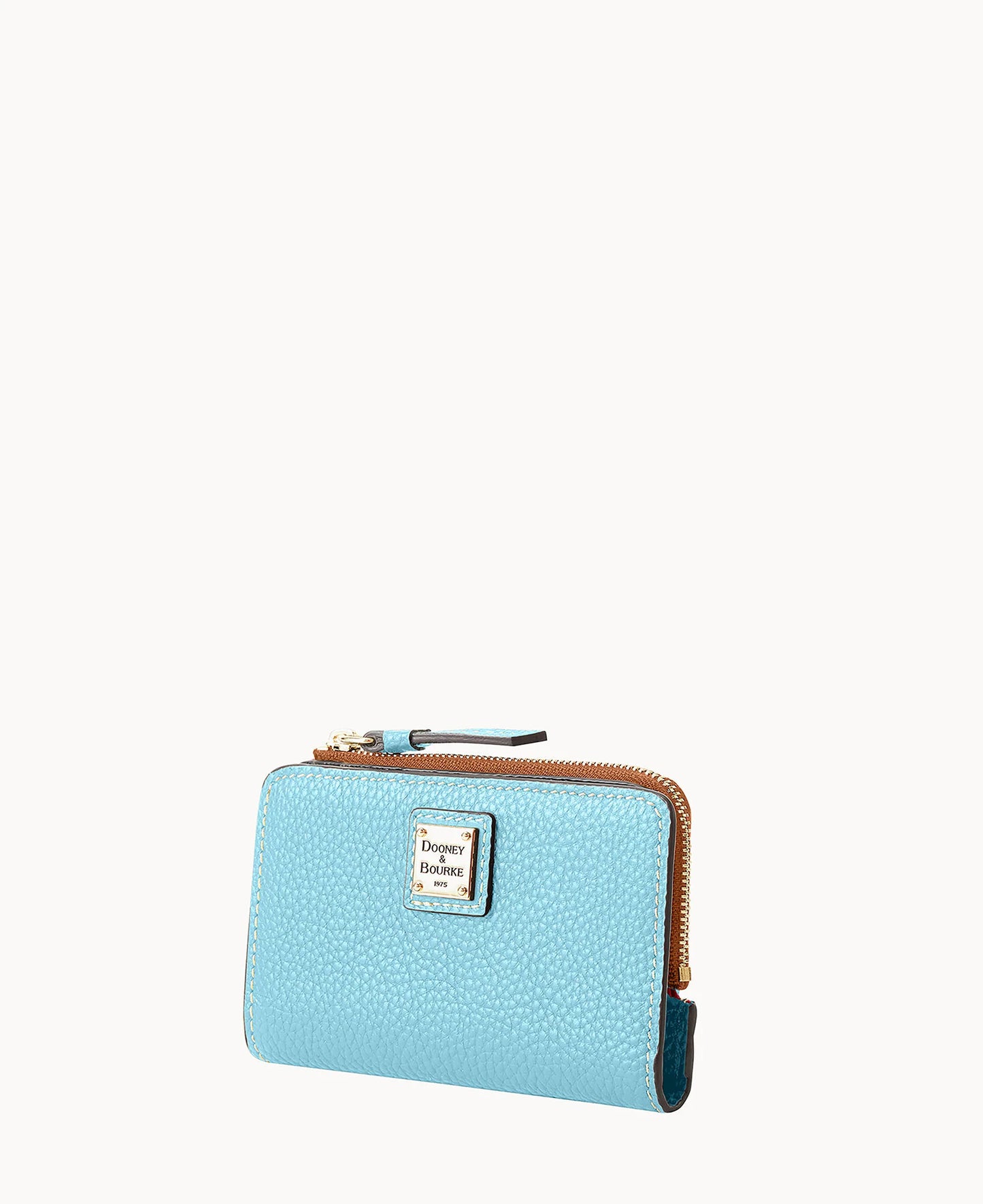 Pebble Grain Zip Credit Card Wallet 14