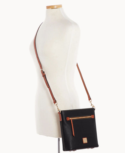 Pebble Grain Zip Crossbody