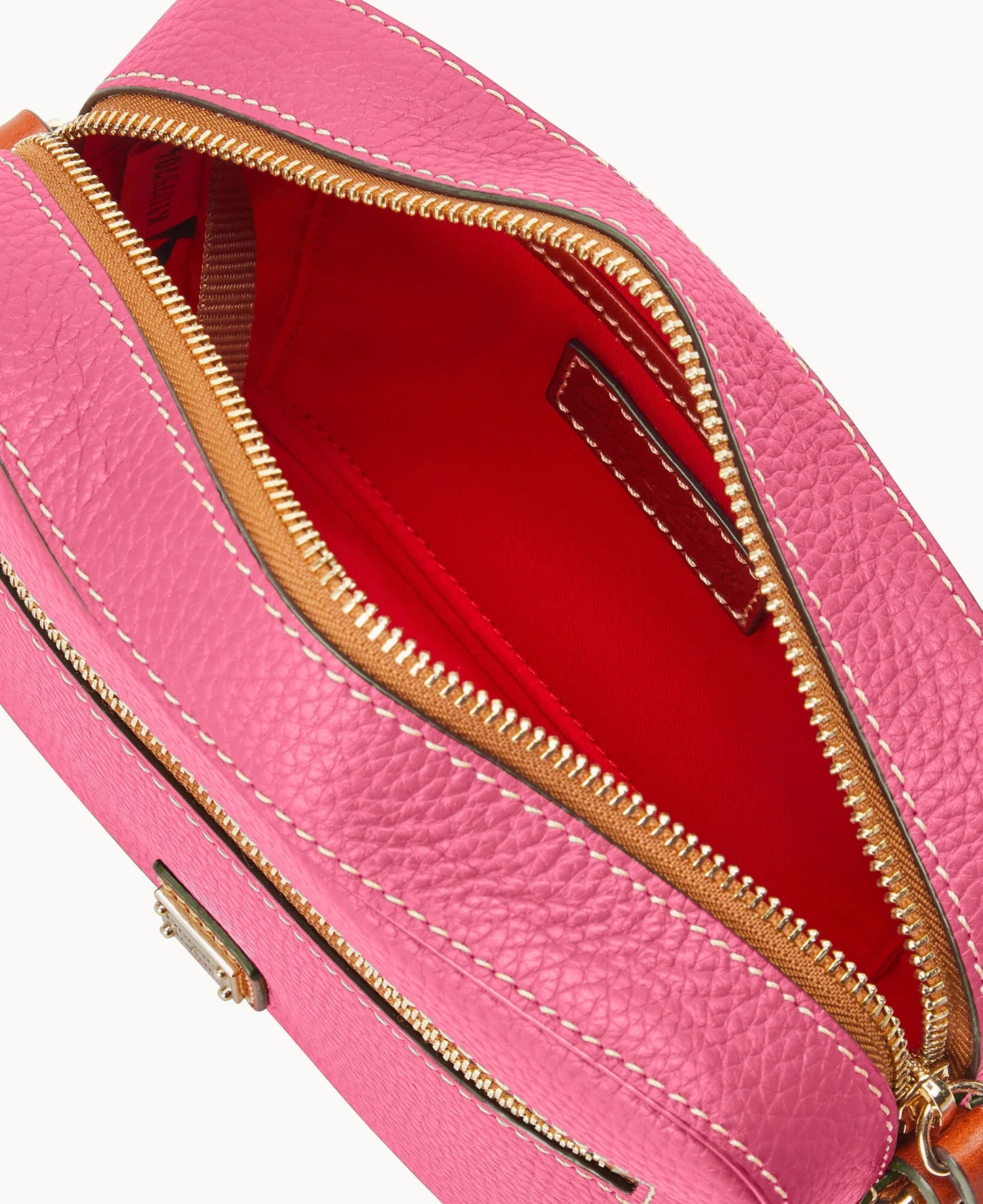 Pebble Grain Camera Zip Crossbody